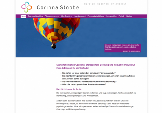 Corinna Stobbe - Beratung, Coaching und Unterstützung für Ihre Weiterentwicklung.