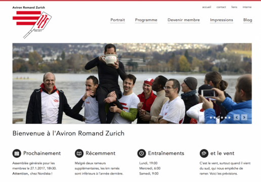 Der welsche Ruderclub in Zürich.