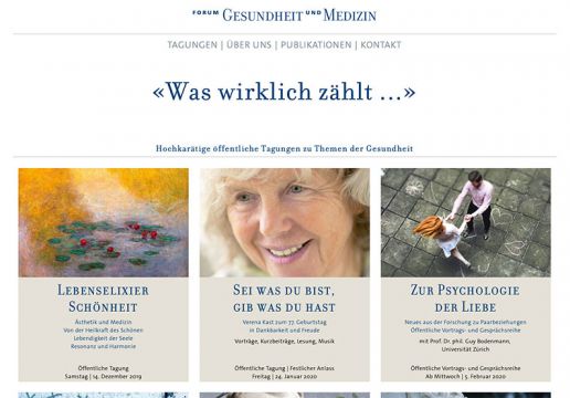 Tagungen und Vorträge über Palliative Care