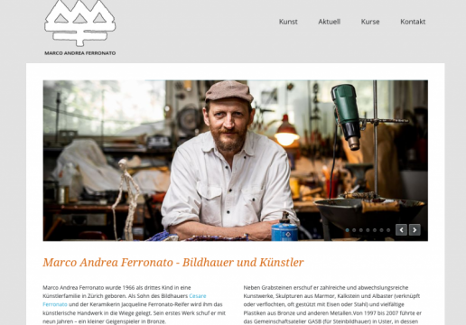 Marco Andrea Ferronato - Bildhauer und Künstler