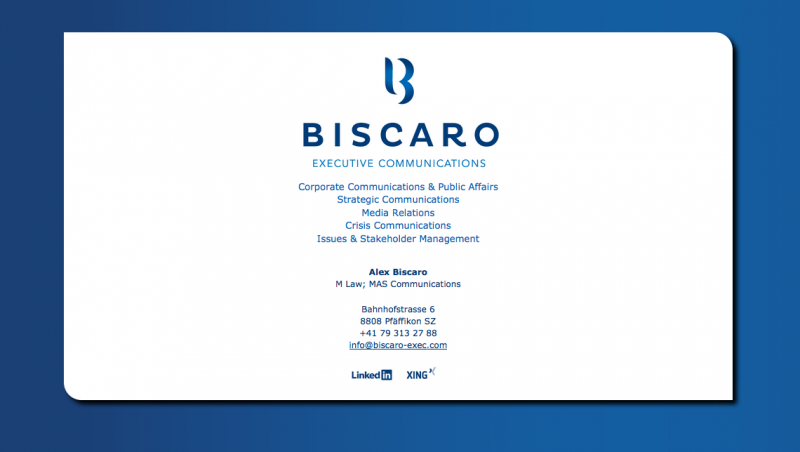 Biscaro Executive Communications
