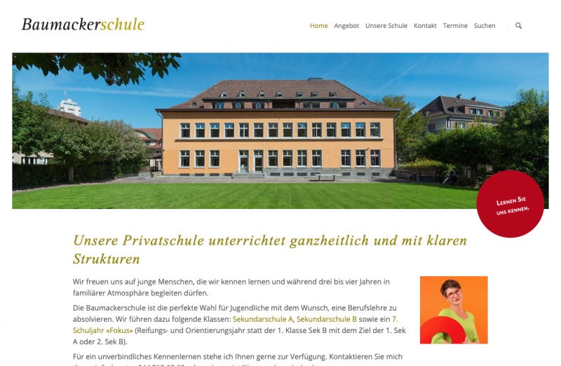 Baumackerschule – Private Sekundarschule in Oerlikon