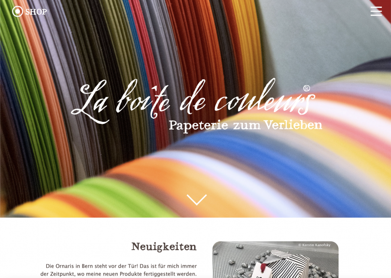 La boîte de couleurs - Papeterie zum Verlieben