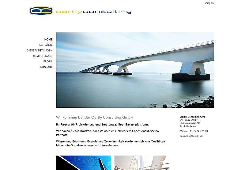 Oertly Consulting - Beratung für die Banken-IT
