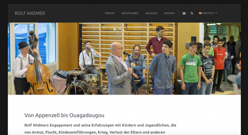Rolf Widmer – Im Dienste der Kinder